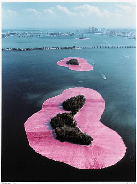 Appraisal: Christo Bulgarian American born Surrounded Islands Biscayne Bay Greater Miami