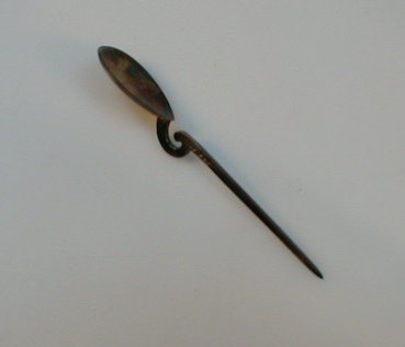 Appraisal: A silver olive spoon Birmingham assay