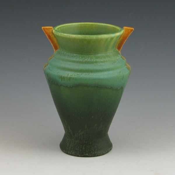 Appraisal: Door Pottery Atomic Vase in Northern Lights Green matte Marked