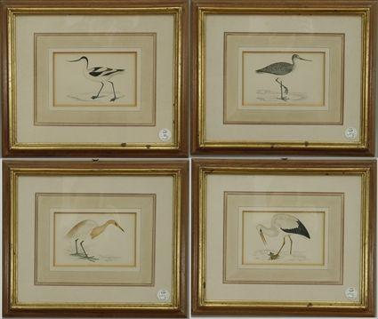 Appraisal: FD Morris Four Birds Lithographs