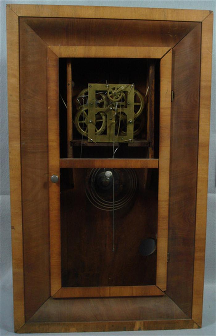 Appraisal: OG box clock case no dial or glass brass movement