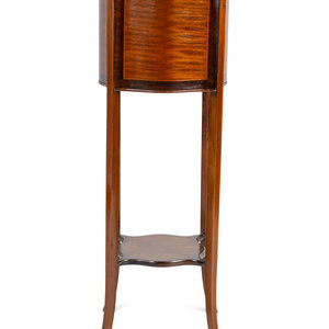 Appraisal: A Federal Style Mahogany Plant StandHeight x width x depth