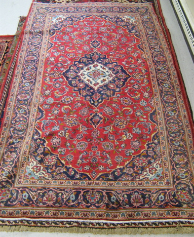 Appraisal: PERSIAN KASHAN AREA RUG ' x '