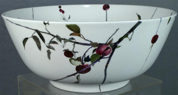 Appraisal: Royal Doulton bowl with Apple Tree Bough decoration designed by