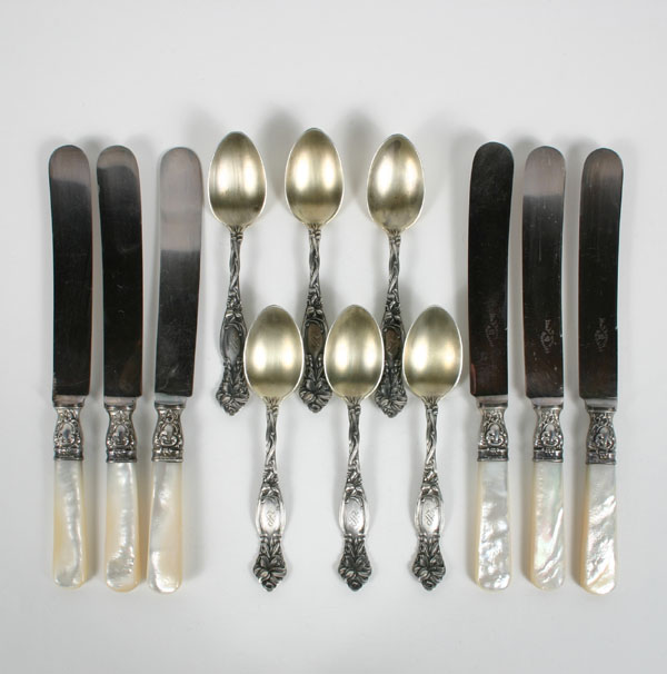 Appraisal: Lot of Art Nouveau International sterling silver spoons in the