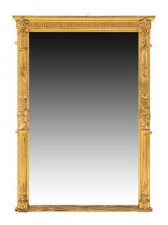 Appraisal: A FINE LARGE REGENCY GILTWOOD OVERMANTEL MIRROR A FINE LARGE