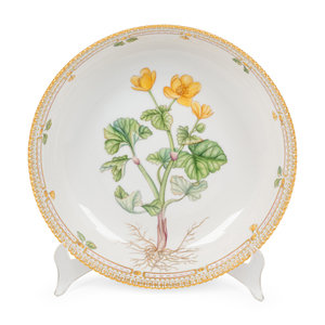 Appraisal: A Royal Copenhagen Flora Danica Porcelain Salad Serving Bowl Circa