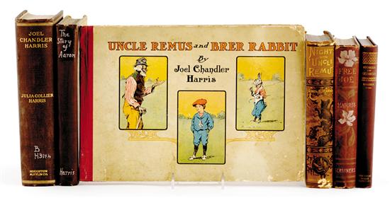 Appraisal: Rare book collection Joel Chandler Harris UNCLE REMUS AND BRER