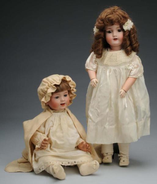 Appraisal: Lot of Bisque Morimura Brothers Japanese Dolls Description Ca Bisque