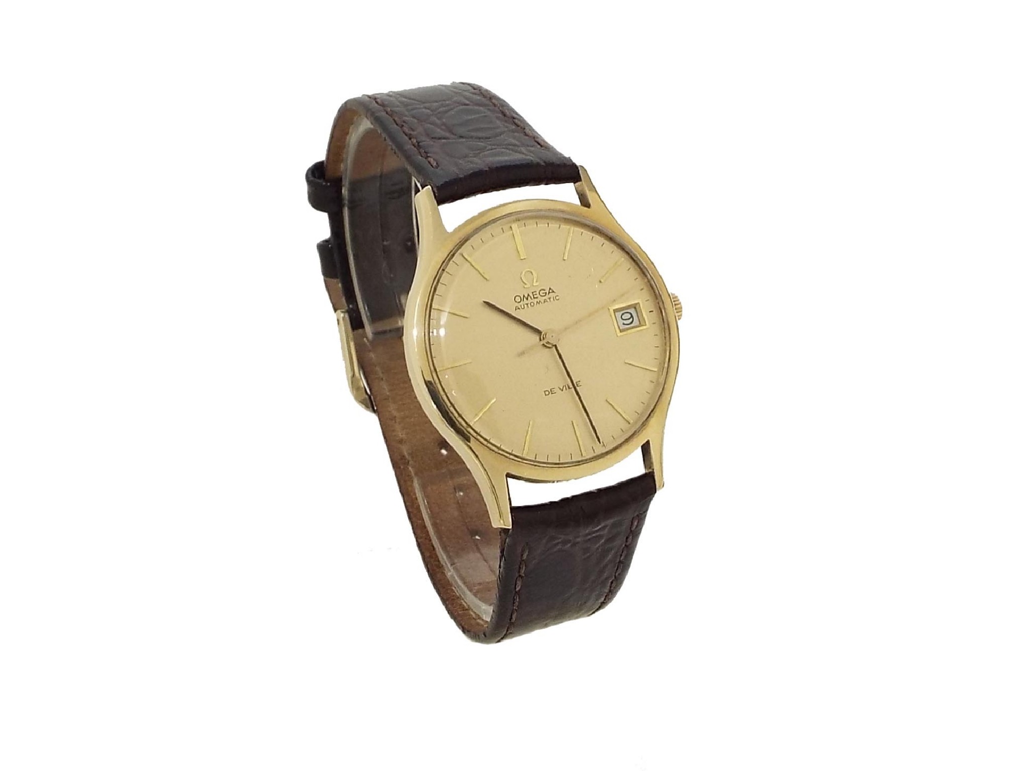 Appraisal: Omega De Ville automatic ct gentleman's wristwatch circa the gilt