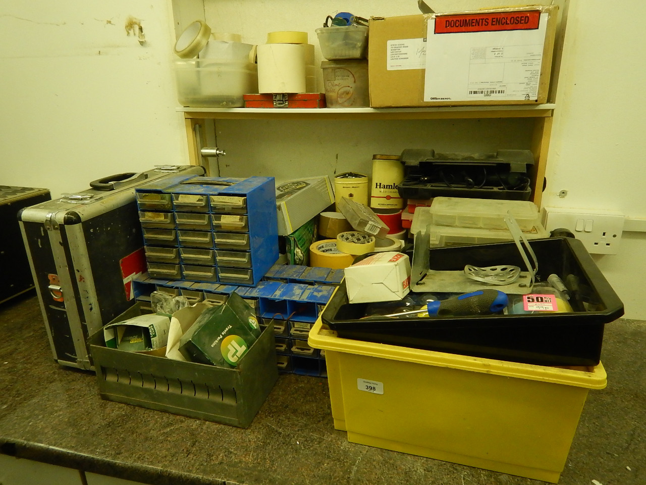 Appraisal: Various tools tape etc Viewing Tuesday th July am to