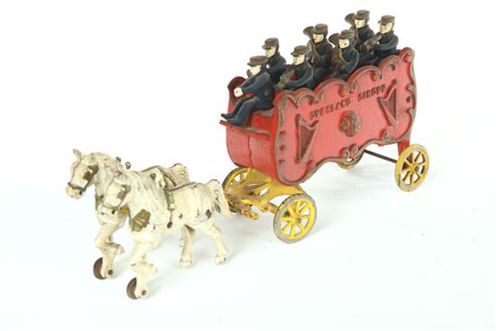 Appraisal: OVERLAND CIRCUS BAND WAGON BY KENTON American early th century