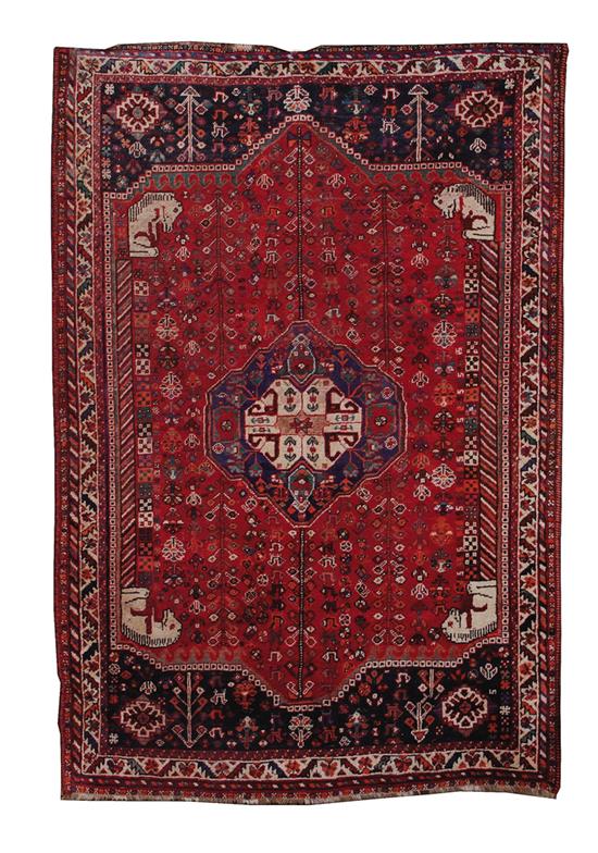 Appraisal: Persian Afshar carpet circa ' x '