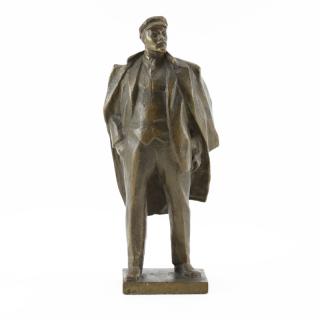 Appraisal: Bronze Sculpture of Lenin Bronze Sculpture of Lenin Unsigned Good