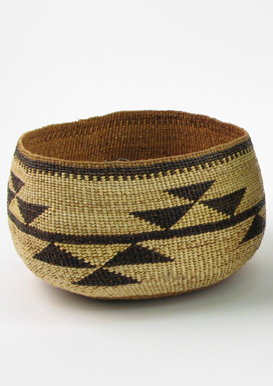 Appraisal: A HUPA NORTHERN CALIFORNIA AMERICAN INDIAN BASKET Hand twined with