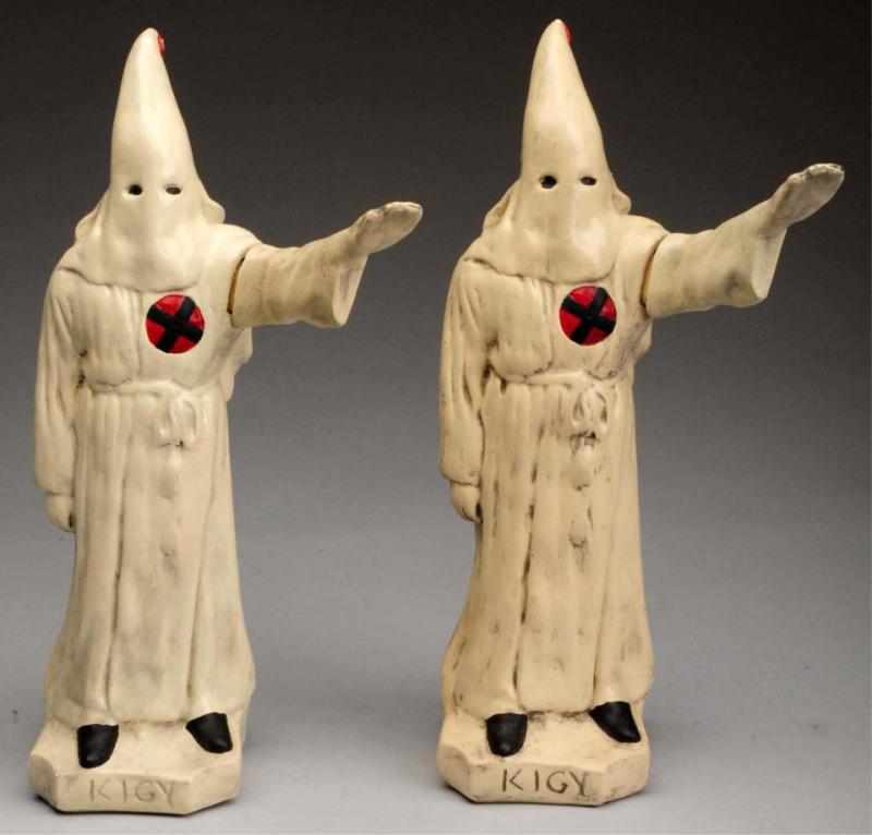 Appraisal: Lot of KKK Planter Figures Marked Kigy Removable left arms