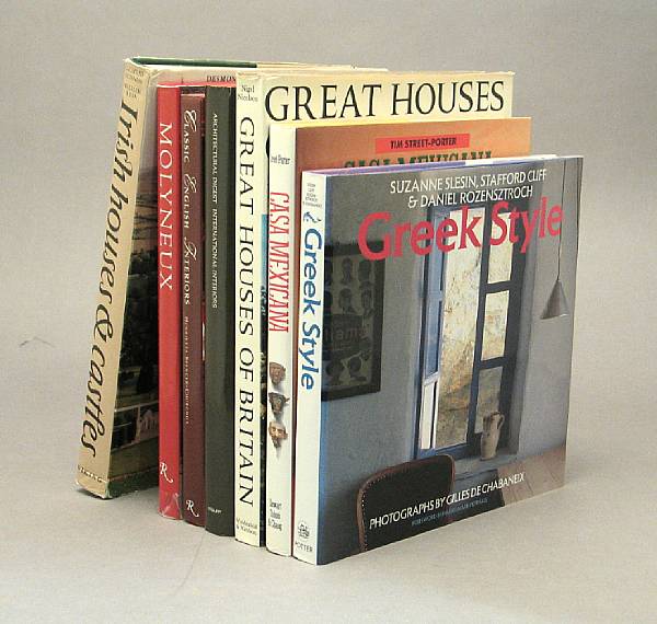 Appraisal: DESIGN Approx books on international design including Frank Michael Molyneux