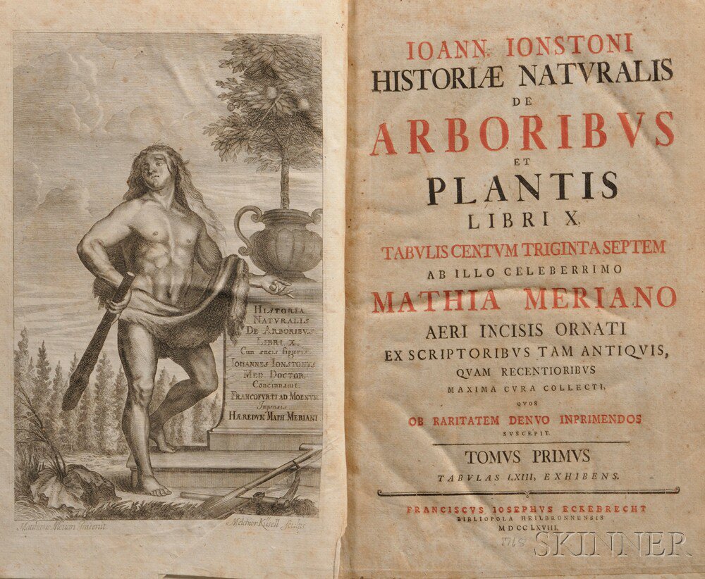 Appraisal: Jonstonus Joannes - Historiae Naturalis de Arboribus et Plantis Heilbronn