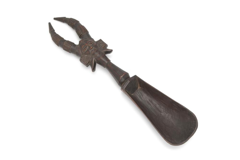 Appraisal: An African ritual spoon Late th early th Century Igala