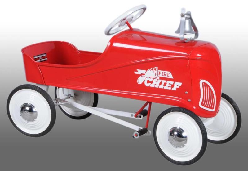 Appraisal: Pressed Steel Murray Fire Chief Pedal Car Description s Professionally