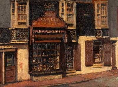 Appraisal: John Vicat Cole British - The Pre-Regency Bun Shop Brighton