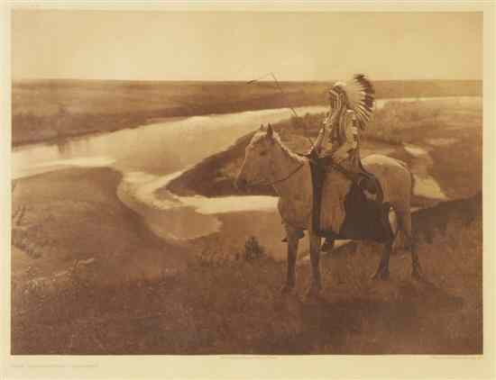 Appraisal: CURTIS EDWARD S The Blackfoot Country Pl from The North