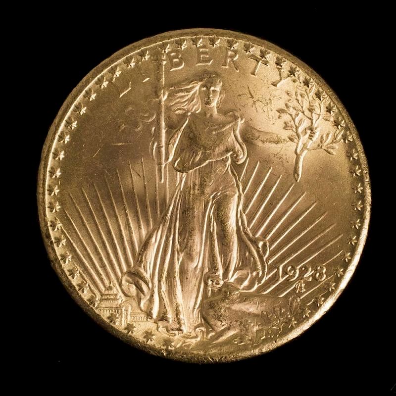 Appraisal: U S Double Eagle Philadelphia Mint U S double eagle