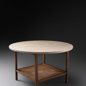 Appraisal: Paul McCobb American - Irwin Collection Occasional TableCalvin USA marble