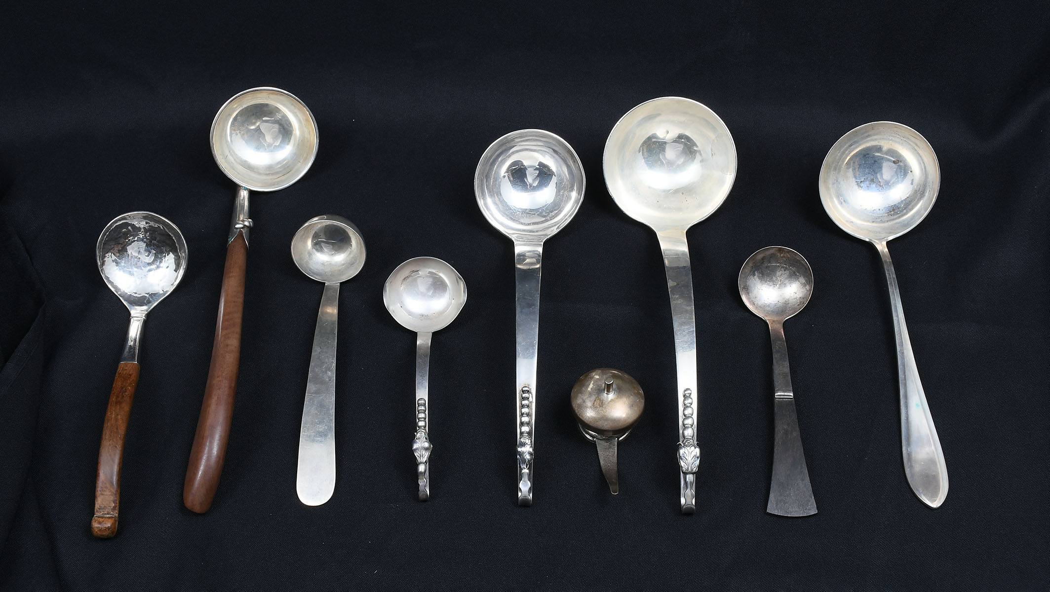 Appraisal: MEXICAN MID-CENTURY STERLING LADLES Approx Troy ounces - Mexican Sterling