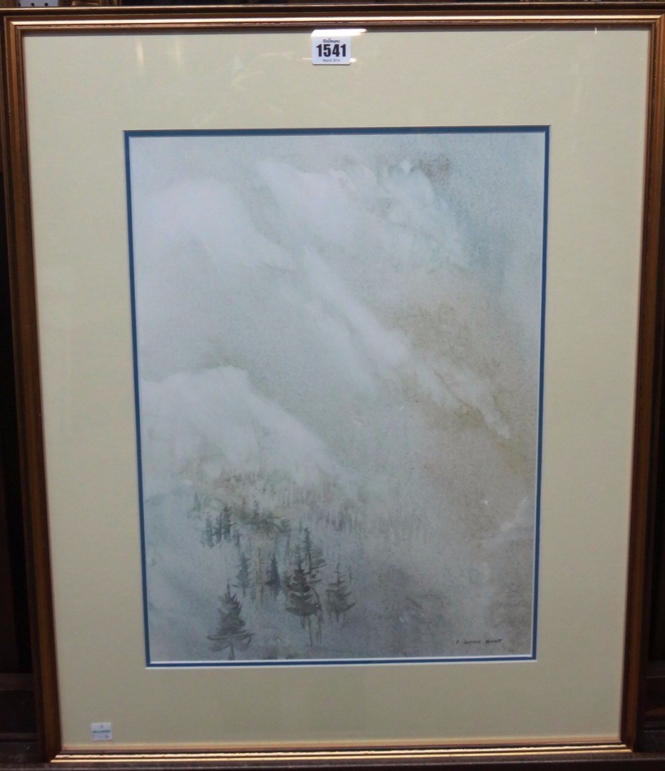 Appraisal: Frederick Donald Blake - Winter watercolour signed cm x cm