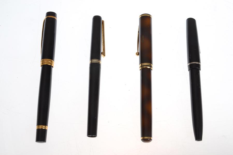 Appraisal: A COLLECTION OF FOUR VINTAGE FOUNTAIN PENS including Waterman two