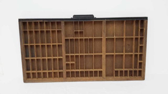 Appraisal: Vintage Hamilton Printers Drawer - Tray Originally used with Hamilton