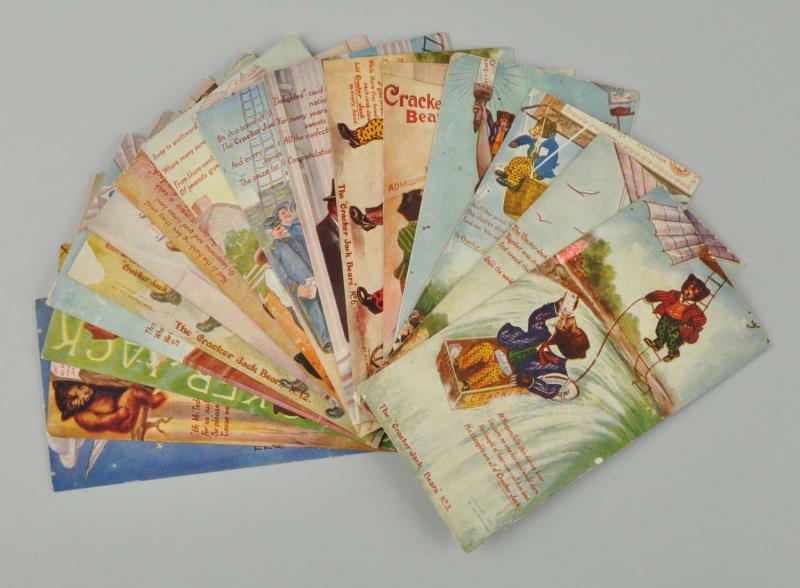 Appraisal: Cracker Jack Bears Postcard Set This lot contains the complete