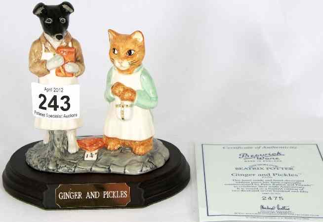 Appraisal: Beswick Beatrix Potter Tableau Figure Ginger and Pickles Limited Edition