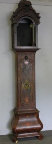 Appraisal: Antique Continental Tall Case Clock Case From a New Rochelle