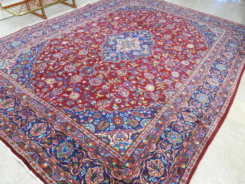 Appraisal: SEMI-ANTIQUE PERSIAN CARPET Razavi Khorasan Province northeastern Iran floral and