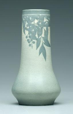 Appraisal: Rookwood vase tapered sides with gray berry and leaf shoulder