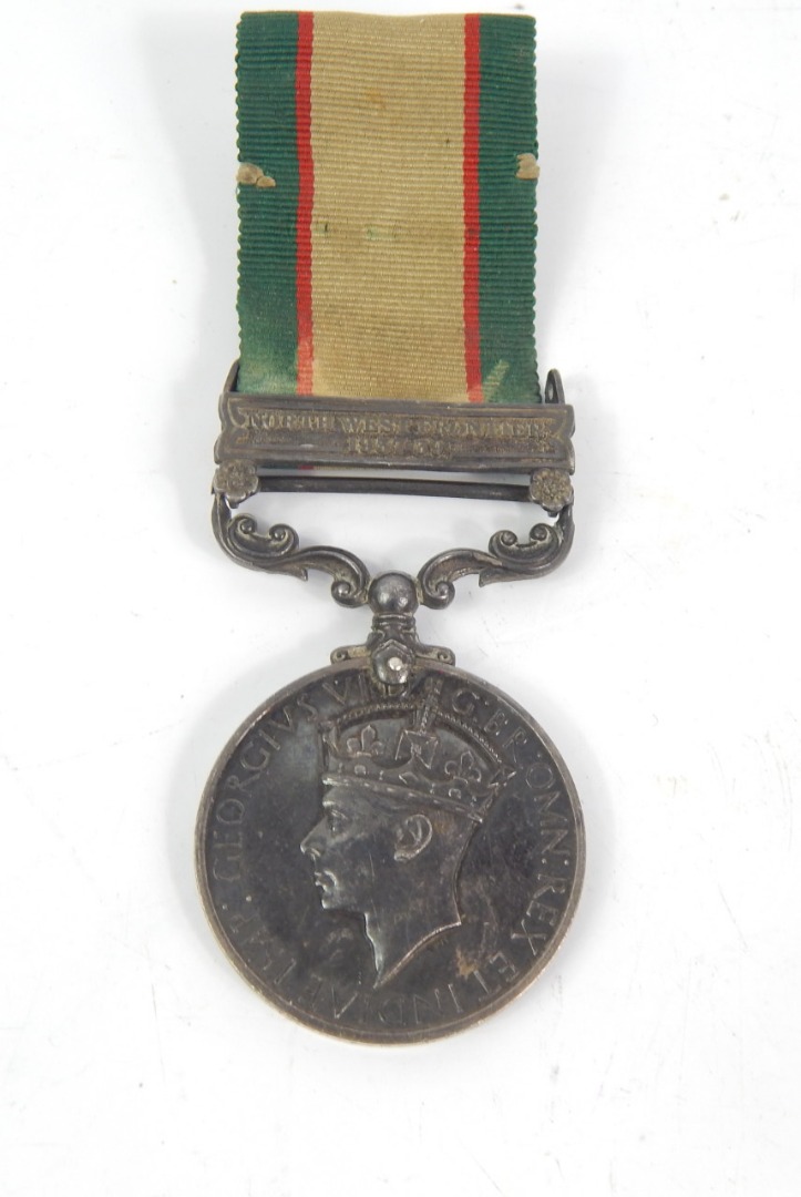 Appraisal: A George VI India General Service medal with North West