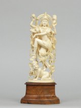 Appraisal: A Second Carved Indian Diety India ca late th Century