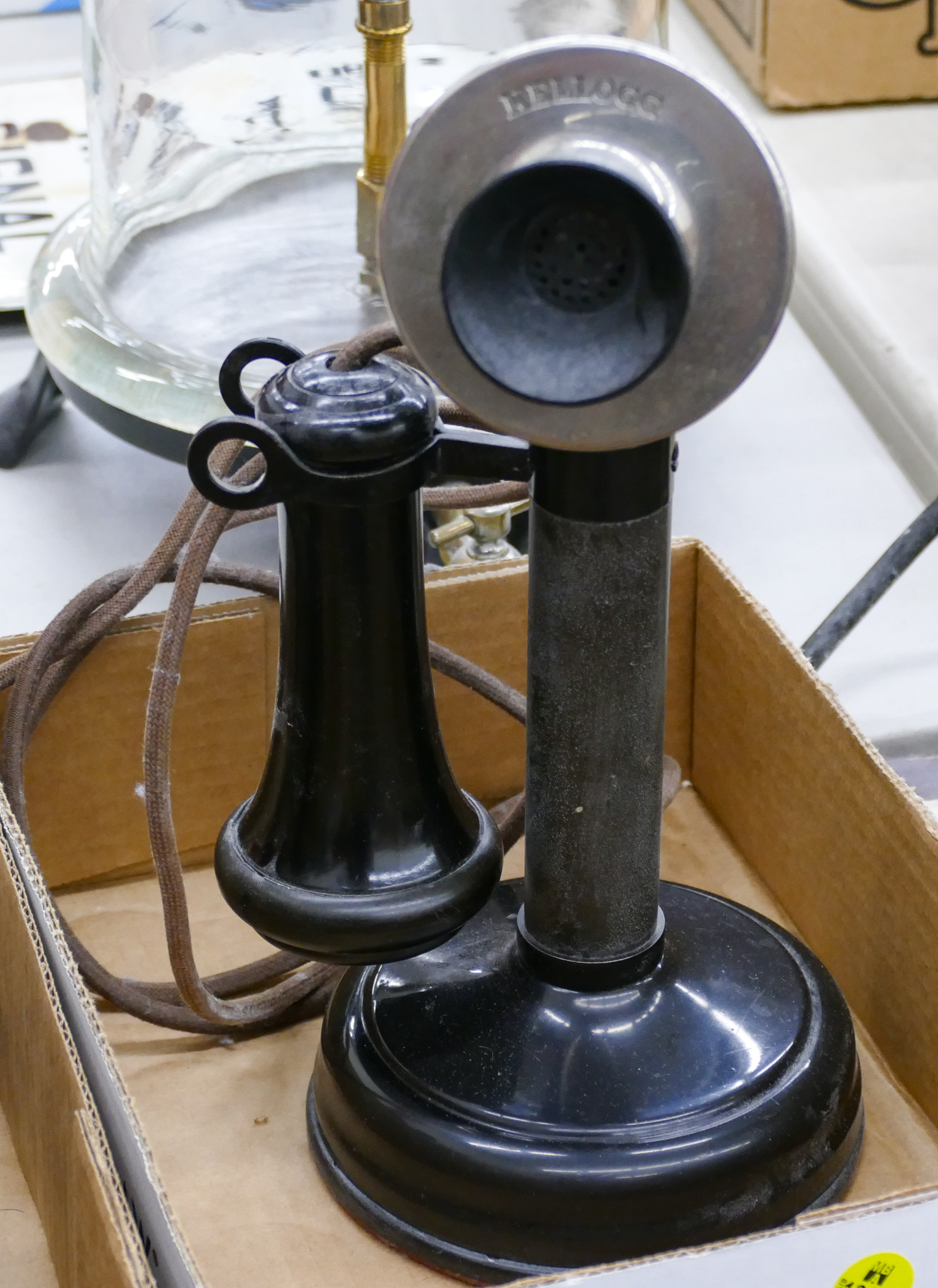 Appraisal: Old Kellogg Candlestick Telephone