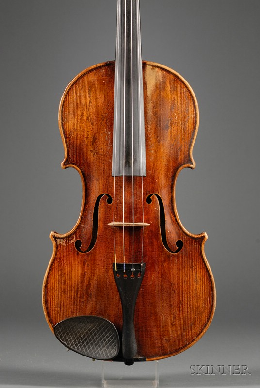 Appraisal: German Viola c labeled MATTHIAS HORNSTEINER length of two-piece back