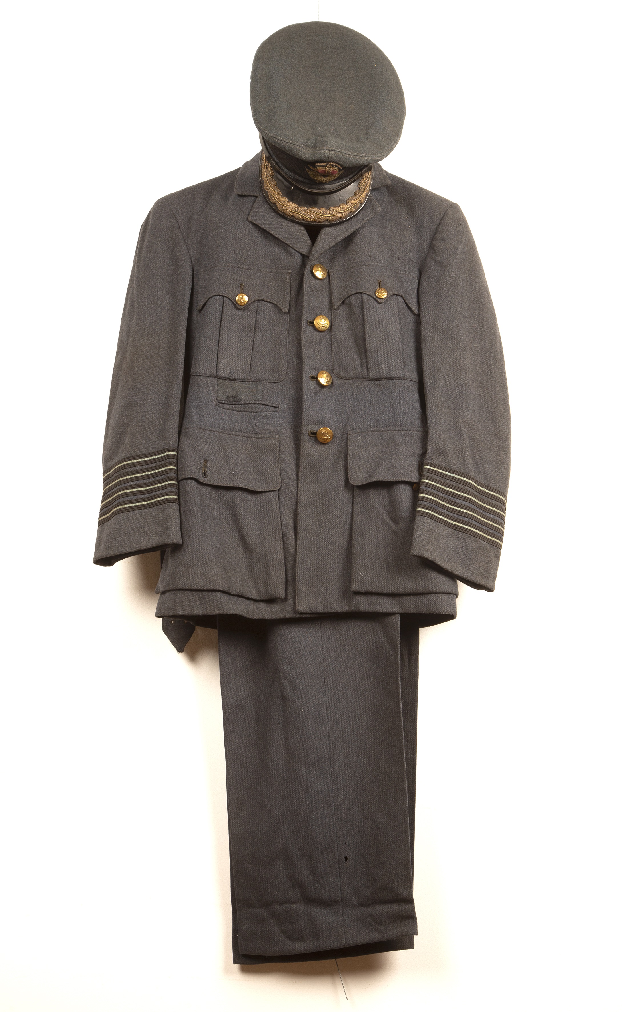 Appraisal: Military Interest Burberrys RAF military uniform with matching hat and