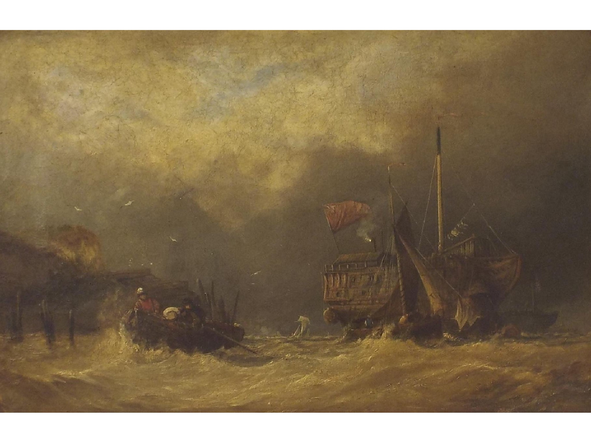 Appraisal: John Francis Salmon c - - 'On the Thames' shipping