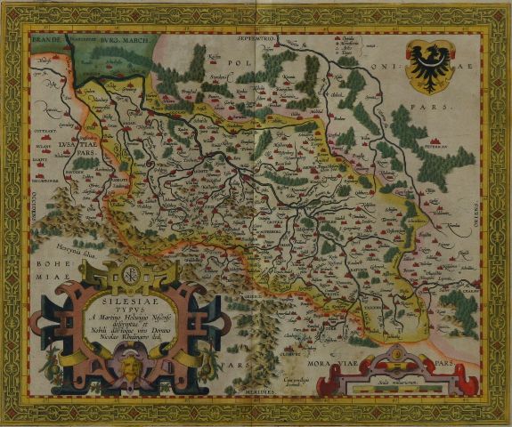 Appraisal: ORTELIUS A Silesiae Typus A Martino Helwigio Nissense th Century