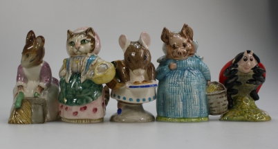 Appraisal: Royal Albert Beatrix Potter figures Mother Ladybird Appley Dapply Cousin