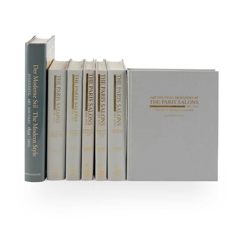 Appraisal: DUNCAN ALASTAIR EDIT SIX VOLUMES OF 'THE PARIS SALONS' cloth