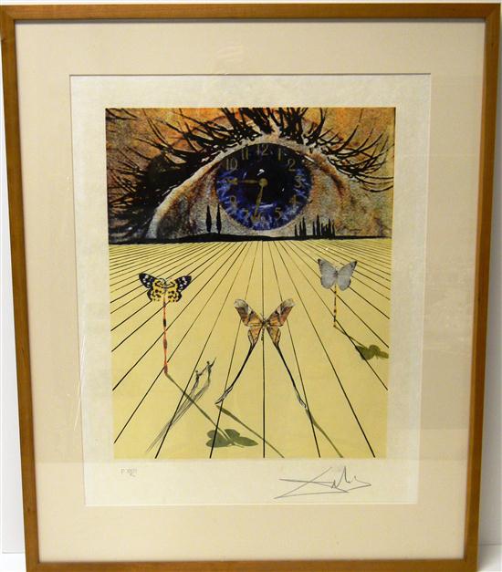 Appraisal: Salvador Dali Spanish b - d The Eye of Surrealistic