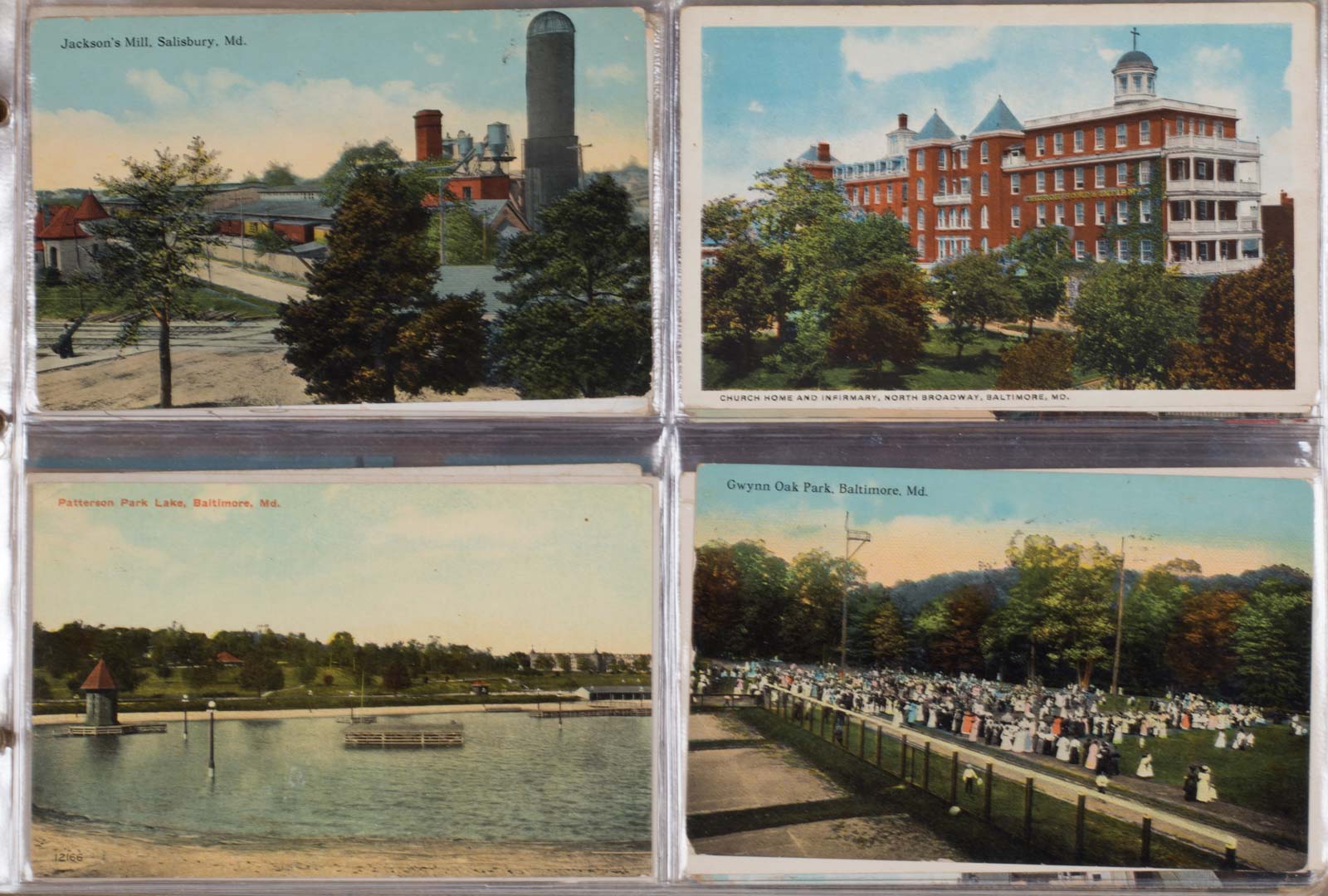 Appraisal: Postcards Maryland Counties Etc Condition Average used