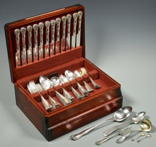 Appraisal: Gorham Lancaster Hope Bros Retailers flatware set pcs pcs assorted