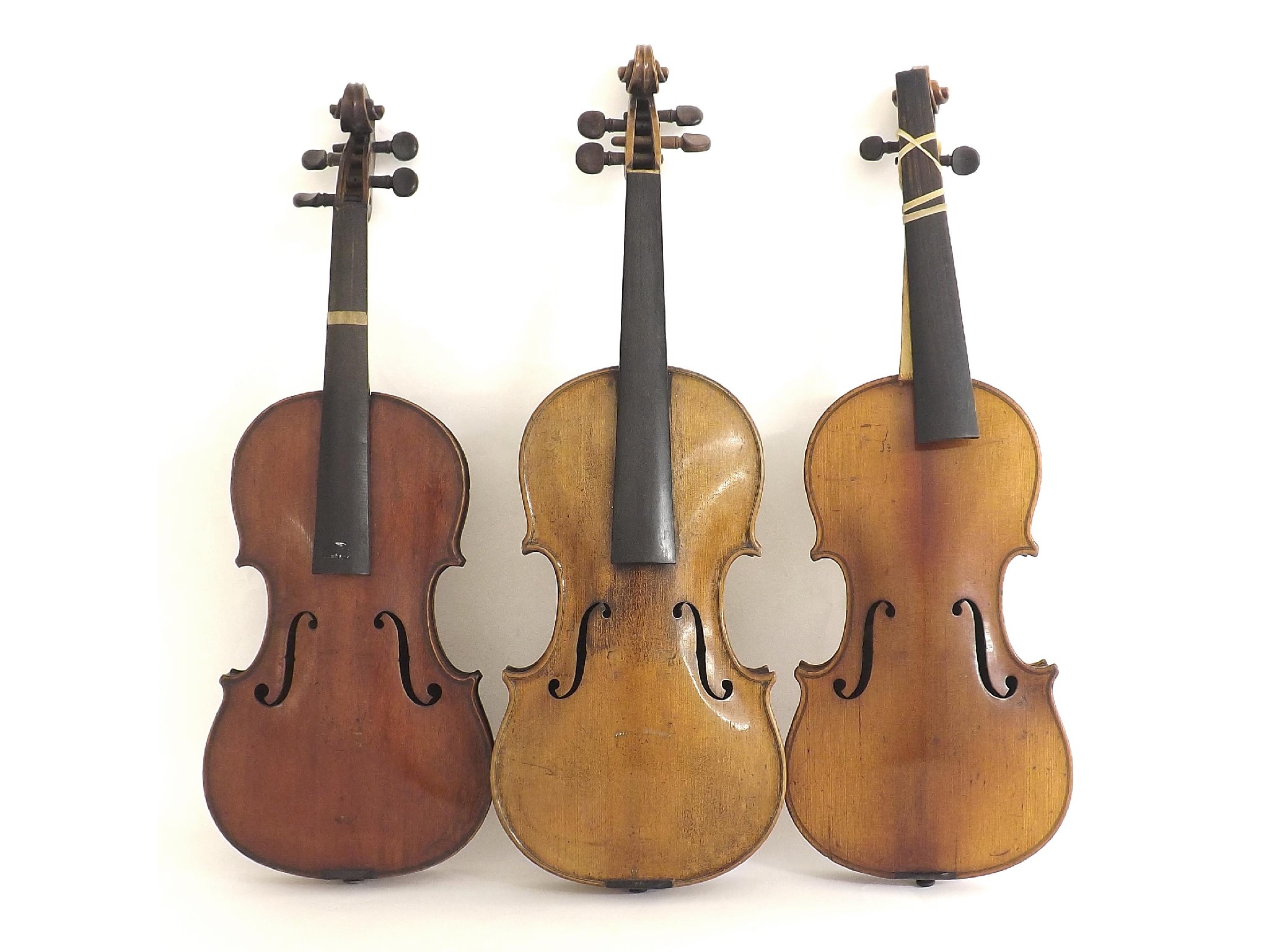 Appraisal: Early th century seven-eighth size violin and two early th